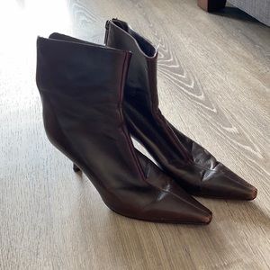 Jimmy Choo 36 Leather Ankle boots with zipper